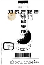 知识产权法分解集成 上 1996 PDF电子版封面 750362048X 宿迟主编