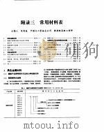 化学工程手册  附录三  常用材料表（ PDF版）