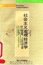 社会主义宏观经济学 1990 PDF电子版封面 7213005308 蒋学模主编