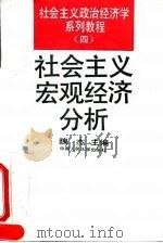 社会主义宏观经济分析   1994  PDF电子版封面  7300018092  魏杰主编 