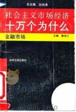 金融市场 1993 PDF电子版封面 7800912280 秦池江主编
