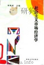 社会主义市场经济学 1993 PDF电子版封面 7560405231 何炼成主编