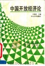 中国开放经济论 1991 PDF电子版封面 7306004204 王伟民等编著