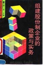 组建股份制企业的政策与实务 1993 PDF电子版封面 7501555451 金志主编