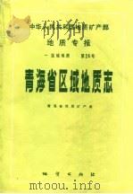 青海省区域地质志（1991 PDF版）