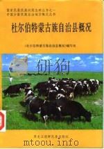 杜尔伯特蒙古族自治县概况 1987.03 PDF电子版封面 《杜尔伯特蒙古自治县概况》编写组