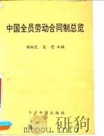 中国全员劳动合同制总览 1993 PDF电子版封面 7507205428 杨炳芝,吴思主编