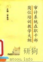 审计系统在职干部岗位培训教学大纲  1（1992 PDF版）