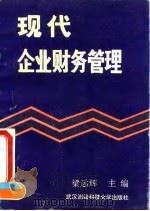 现代企业财务管理   1993  PDF电子版封面  7810302426  梁远辉主编 