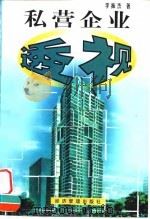 私营企业透视 1999 PDF电子版封面 7801187644 李振杰著