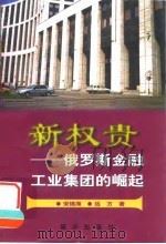 新权贵  俄罗斯金融工业集团的崛起   1998  PDF电子版封面  7501142610  宋锦海，远方著 