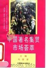 中国著名集贸市场荟萃 1992 PDF电子版封面 7504413577 毛信萃主编