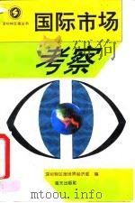 国际市场考察 1995 PDF电子版封面 7806151346 深圳特区报世界经济部编