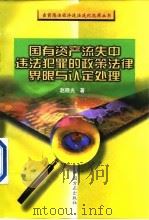 国有资产流失中违法犯罪的政策法律界限与认定处理（1998 PDF版）
