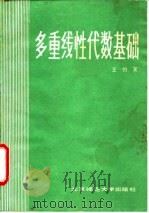 多重线性代数基础 1985 PDF电子版封面 7303000879 王伯英著