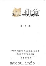 龙江文史资料  第4辑   1989  PDF电子版封面    中国人民政治协商会议黑龙江省龙江县委员会文史资料研究委员会编 