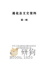 通化县文史资料 第1辑 1984 PDF电子版封面 中国人民政治协商会议通化县委员会文史资料研究委员会编
