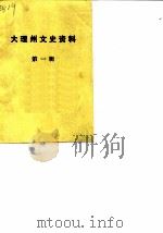 大理州文史资料  第1辑   1983  PDF电子版封面    中国人民政治协商会议大理州委员会文史资料研究委员会编 