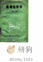 微观经济学   1988  PDF电子版封面  781000218X  牛俊友编著 