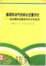盖层封油气性综合定量评价 盆地模拟在盖层评价中的应用 1993 PDF电子版封面 7116015604 庞雄奇等著