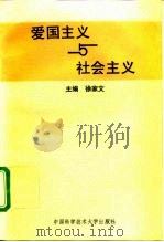 爱国主义与社会主义 1992 PDF电子版封面 7312003540 徐家文主编