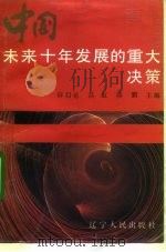 中国未来十年发展的重大决策（1992 PDF版）