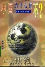 中国为什么说不  冷战后美国对华政策的误区（1996 PDF版）