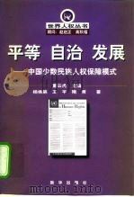 平等  自治  发展  中国少数民族人权保障模式   1998  PDF电子版封面  7501142467  杨侯第等著 