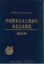 中国资本主义工商业的社会主义改造  黑龙江卷   1991  PDF电子版封面  7800233278  元仁山，王德馨主编 