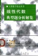 线性代数典型题分析解集 1998 PDF电子版封面 7561210582 徐仲主编