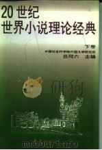 20世纪世界小说理论经典  下（1995.04 PDF版）
