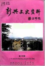 新兴文史资料 第15辑 港澳台侨专辑之一 1995 PDF电子版封面 广东省新兴县政协文史资料委员会编