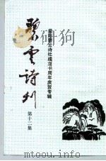 碧云诗刊  第12集  益阳碧云诗社成立十周年庆贺专辑（1995 PDF版）