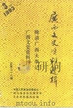 广西文史资料选辑 第38辑 晚清广西大事记、广西文史资料目录 1993 PDF电子版封面 广西区政协文史资料委员会