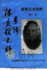 宾阳文史资料 第11辑 陈良佐史料专辑 1994 PDF电子版封面 中国人民政治协商会议广西宾阳县委员会文史资料编辑委员会编