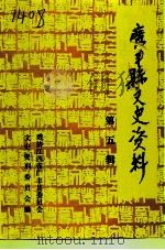 广丰县文史资料 第5辑 1994 PDF电子版封面 中国人民政治协商会议江西省广丰县委员会文史资料委员会
