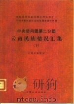 中央访问团第二分团云南民族情况汇集  下（1986 PDF版）
