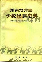 湖南地方志少数民族史料 上 1991 PDF电子版封面 7805202729 湖南省少数民族古籍办公室主编