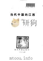 当代中国的江西  下   1991  PDF电子版封面  7800920218  傅雨田主编 