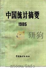 中国统计摘要  1985   1985  PDF电子版封面  4006·064  国家统计局编 