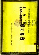 华东农村经济资料  第5、6分册  山东省华东各大中城市效区农村调查（1952 PDF版）