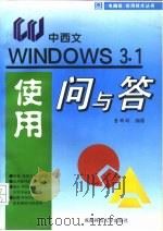 中西文Windows 3.1使用问与答（1996 PDF版）