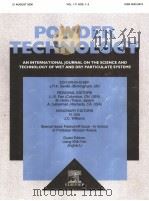 POWDER TECHNOLOGY PDF电子版封面