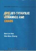APPLIED SYMBOLIC DYNAMICS AND CHAOS PDF电子版封面 9810235127