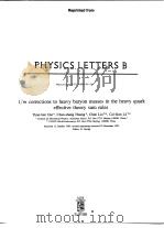 PHYSICS LETTERS B Physics Letters B371(1996)99-104 PDF电子版封面