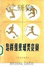 怎样组织球类竞赛 1980 PDF电子版封面 7015·1852 梁成发编著