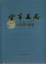 宝丰县志 1996 PDF电子版封面 7801221273 杨裕主编;宝丰县史志编纂委员会编