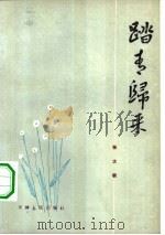 踏青归来 1981 PDF电子版封面 张大明著