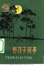 野孩子阿亭 1981 PDF电子版封面 R10213·90 岑桑著