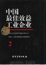 中国最佳效益工业企业 2 1994 PDF电子版封面 7800014886 中国最佳效益工业企业编辑委员会编
